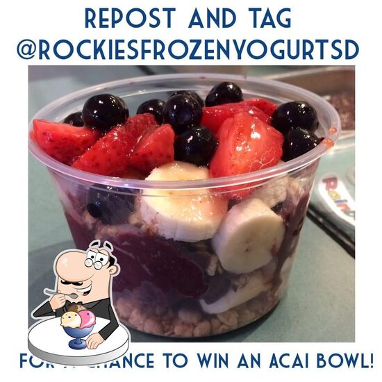 Rockie's Frozen Yogurt in San Diego Restaurant menu and reviews