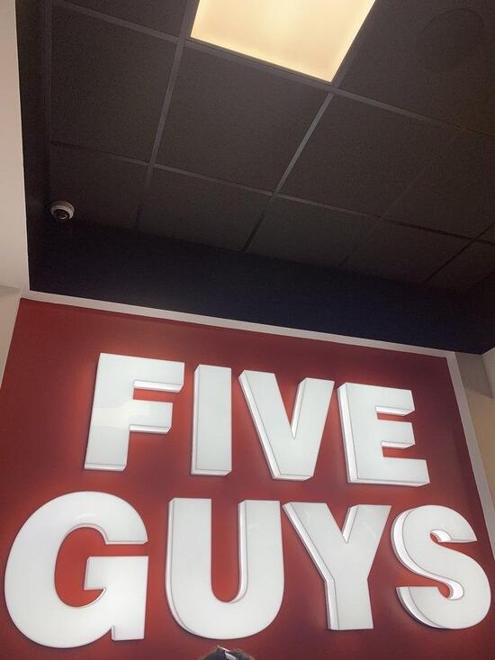 Menu At Five Guys Fast Food North Haven