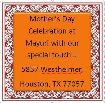 Mayuri Indian RestaurantHouston TX, Houston Carta del restaurante y