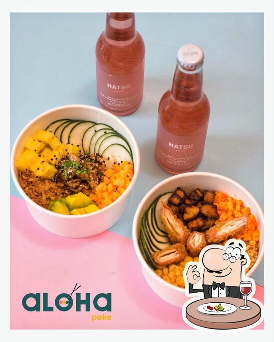 Menu at Aloha Poke restaurant, Sincelejo