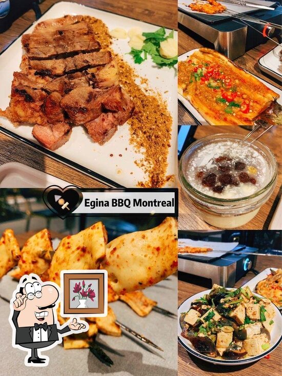 Menu au Egina BBQ Montreal, Montréal