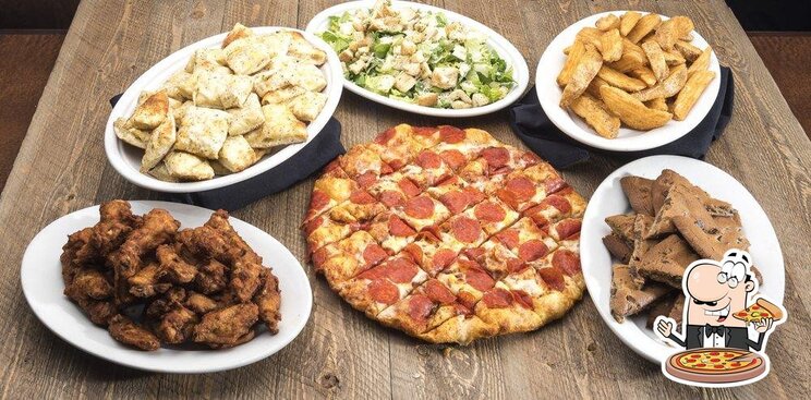 Menu at Me n ed's Pizzeria, Madera
