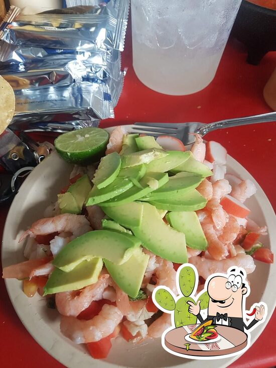 Menu at Mariscos El Burro Feliz restaurant, Monterrey