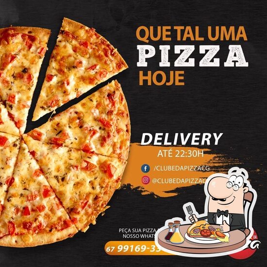 Menu at Clube da Pizza, Campo Grande, Av. Bandeirantes