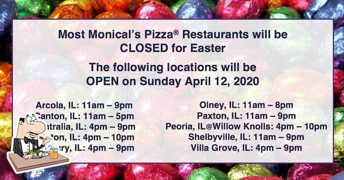 Monical's Pizza in Mattoon - Restaurant menu and reviews