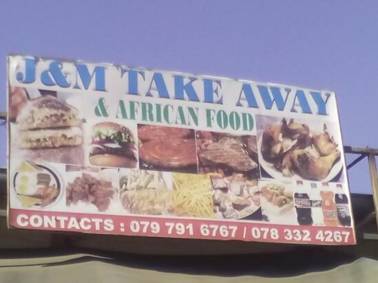 Speisekarte Von J And M Takeaway And African Food Restaurant Pretoria