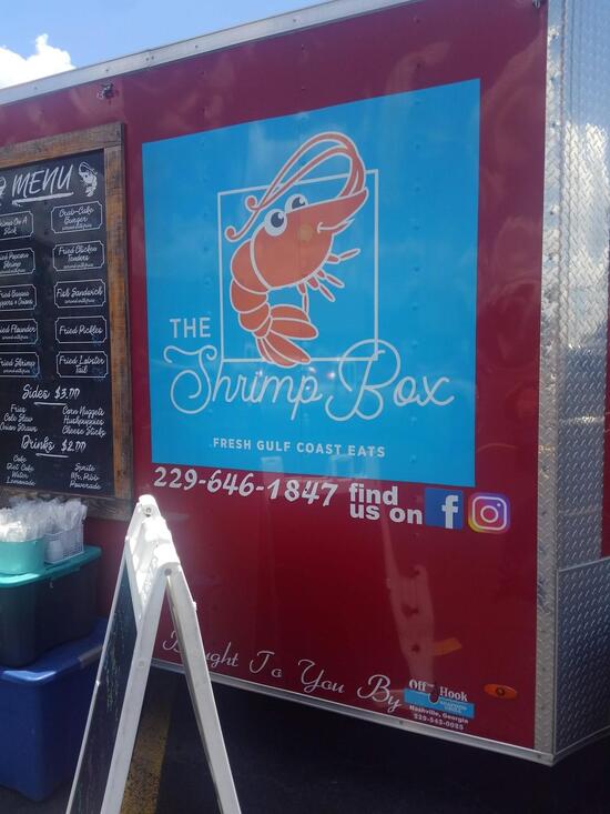 Carta del restaurante The Shrimp Box, Adel