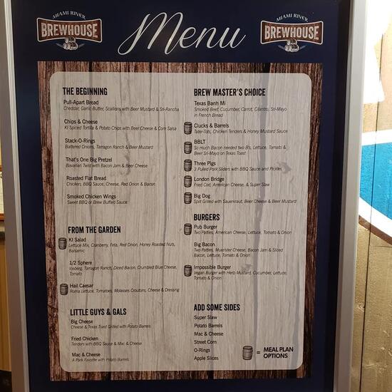 Menu at Kings Island Menus and Food restaurant, Mason