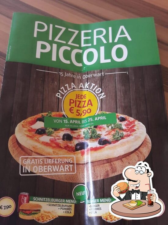 Speisekarte von Pizzeria Piccolo, Oberwart