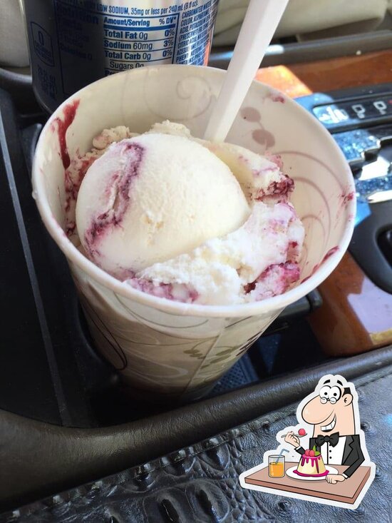 Carta del postres Vic's Ice Cream, Sacramento