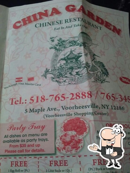 Menu at China Garden restaurant, Voorheesville