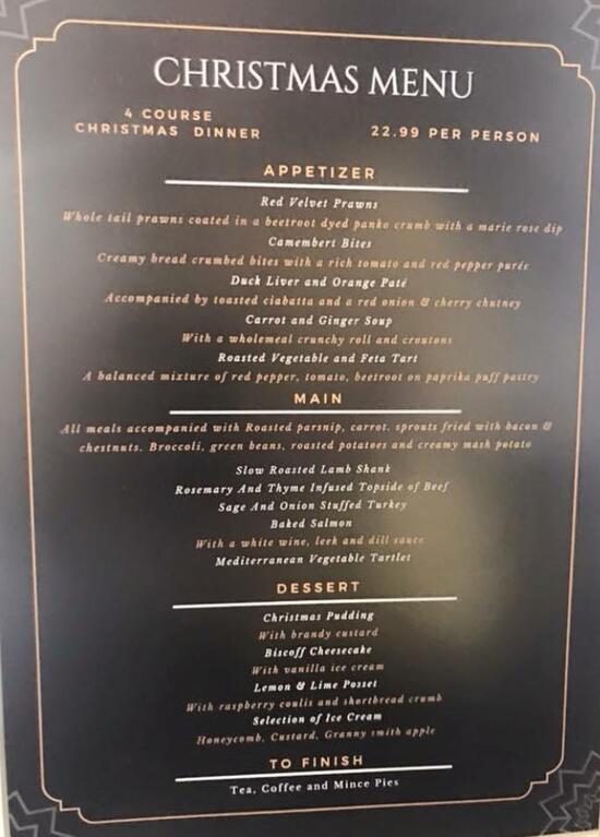 Menu at The Castle Inn Caldicot pub & bar, Caldicot