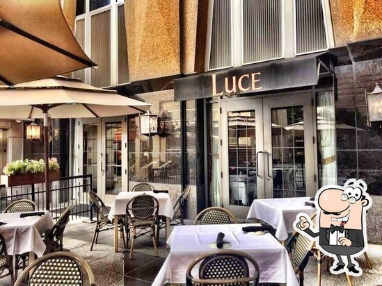 Menu at Luce restaurant, Charlotte