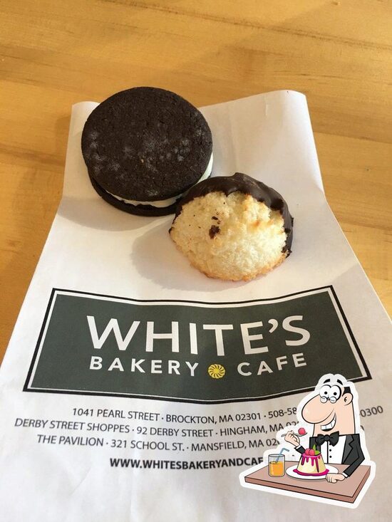Menu at White's Bakery, Hingham