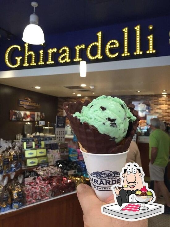 Menu at Ghirardelli Ice Cream & Chocolate Shop desserts, San Antonio