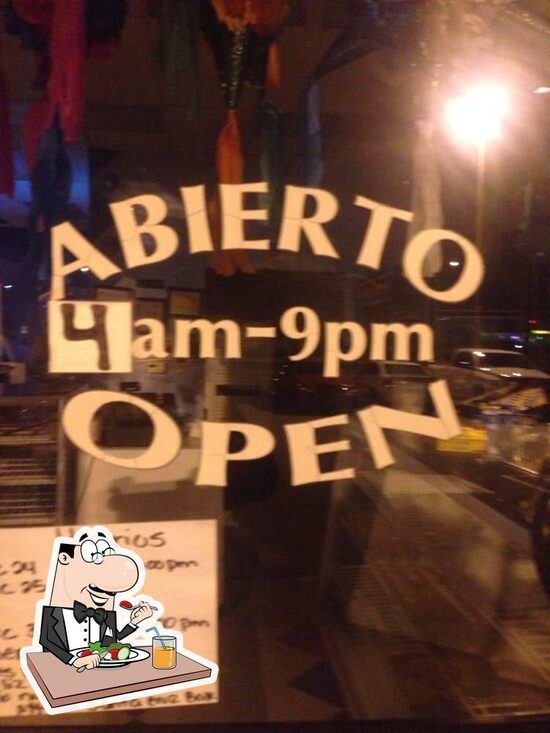 Menu at La Santa Cruz Bakery, Gilroy