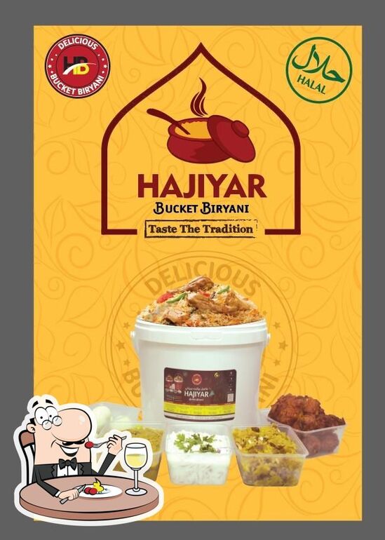 Restaurante Hajiyar Bucket Biryani Al Qusais, Dubai Carta del