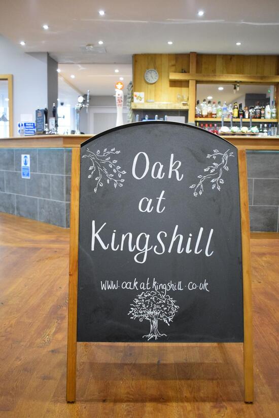 Menu at Oak At Kingshill pub & bar, Dursley, 2 Kingshill Rd