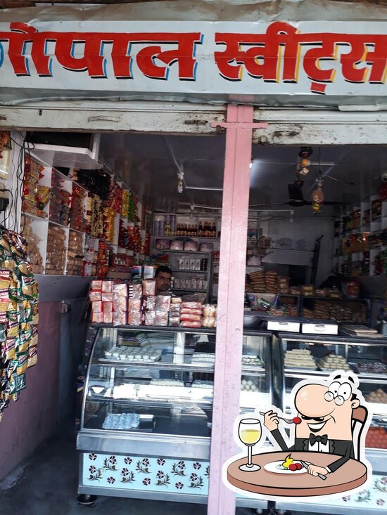 Menu at Gopal Sweets and Bakery, India