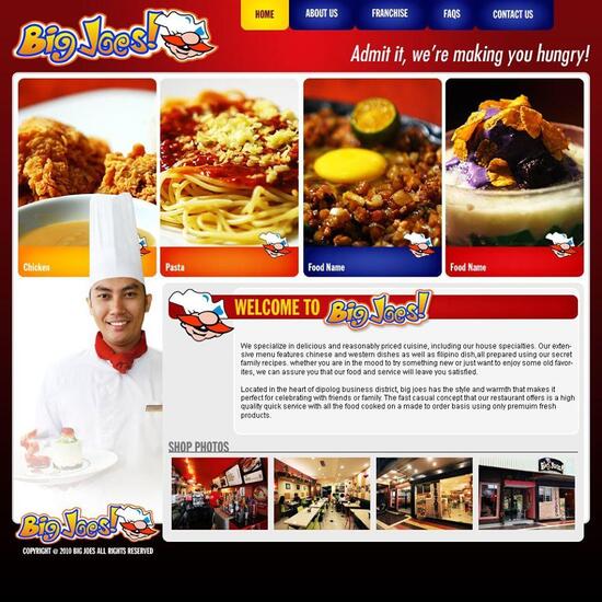 Menu at Big Joe's Cafe, Dipolog City, Gen. Luna Street