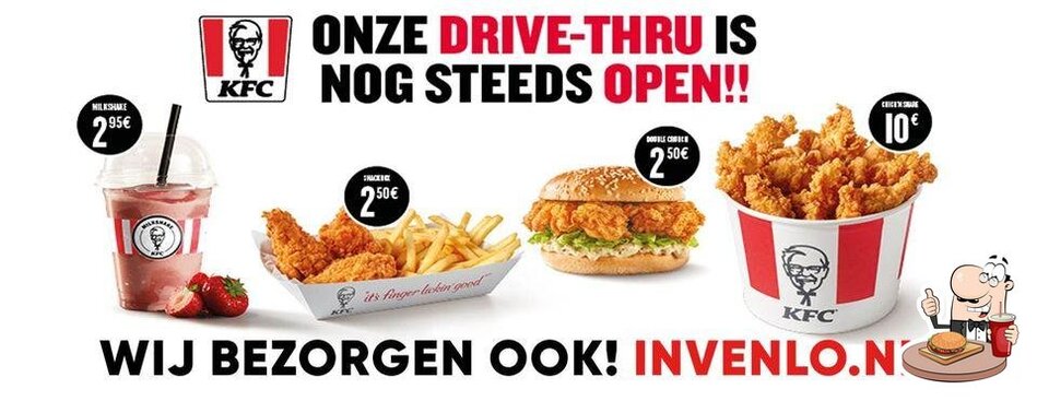 Mijlpaal Distributie vredig KFC, Venlo - Restaurant menu and reviews