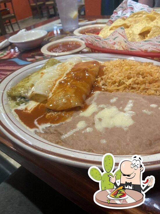Menu at Casa Maria’s mexican restaurant, Chouteau