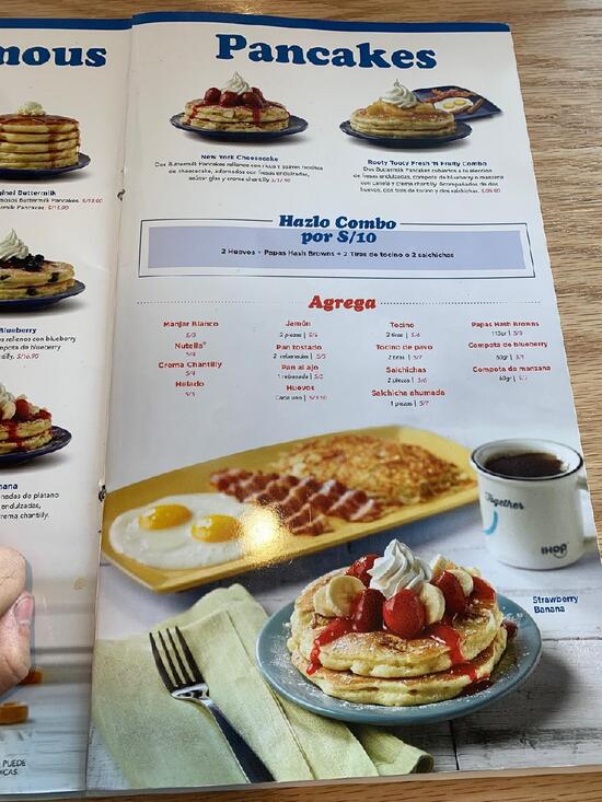 Menu at IHOP - International House of Pancakes restaurant, Surquillo