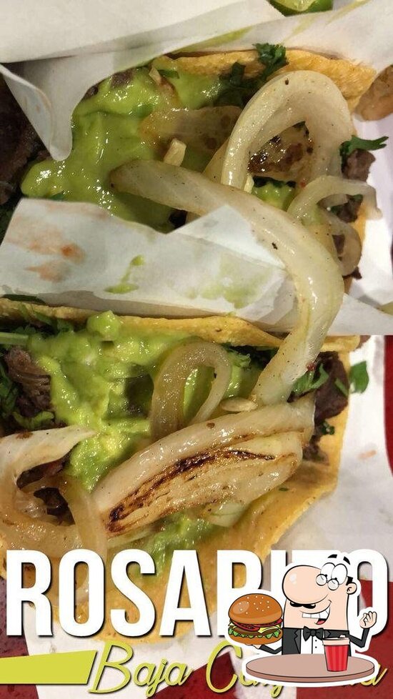 Menu at Tacos El Chino restaurant, Rosarito, Tacos El Chino
