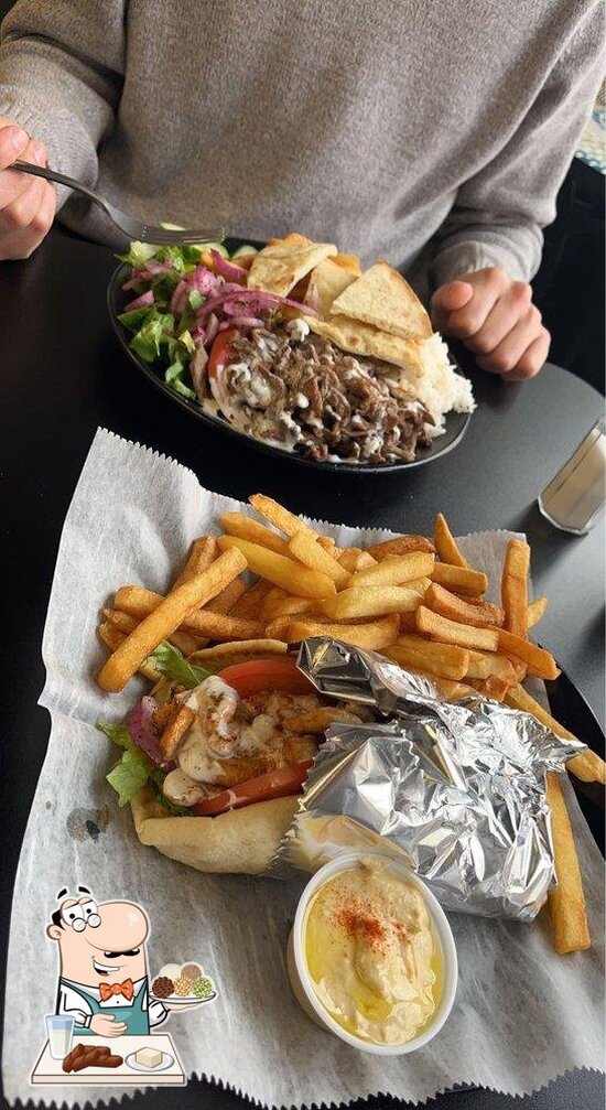 Menu at The Spinning Gyro restaurant, Albany