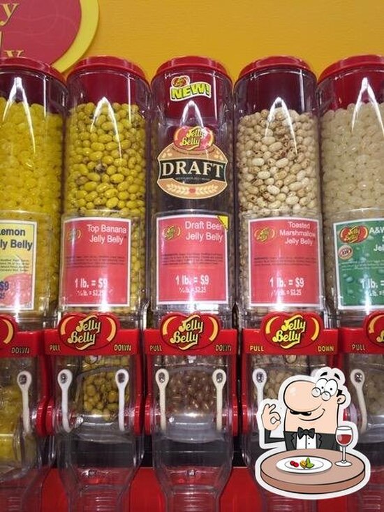 Menu at Jelly Belly, Roseville