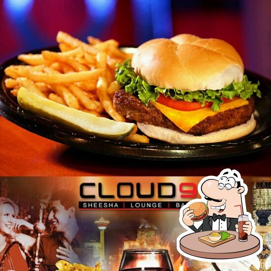 Cloud 9 Hookah Lounge & Bar in Calgary Restaurant menu and reviews