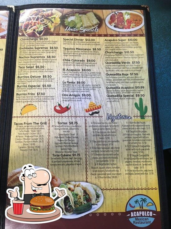 Acapulco Mexican Restaurant in Rosman Restaurant menu and reviews