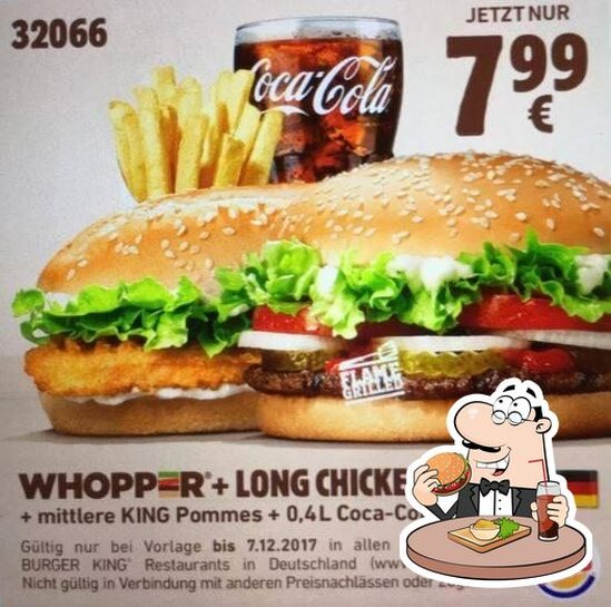 Speisekarte Von Burger King Hagen Herdeckerstrasse Restaurant Hagen