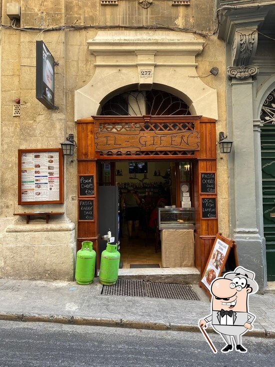 Speisekarte von Gifen Snack Bar, Valletta