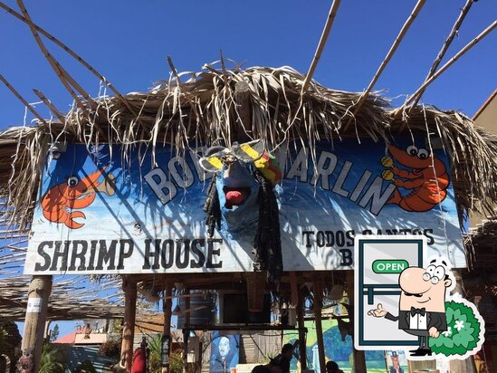 Menu at Bob Marlin pub & bar, Todos Santos