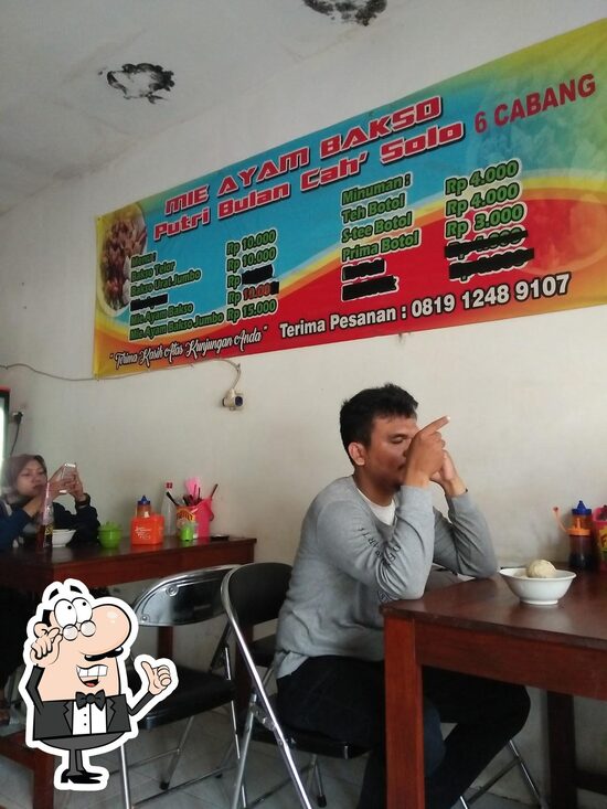 Menu At Bakso Putri Bulan Solo Cabang 4 Cikarang Restaurant Bekasi Regency