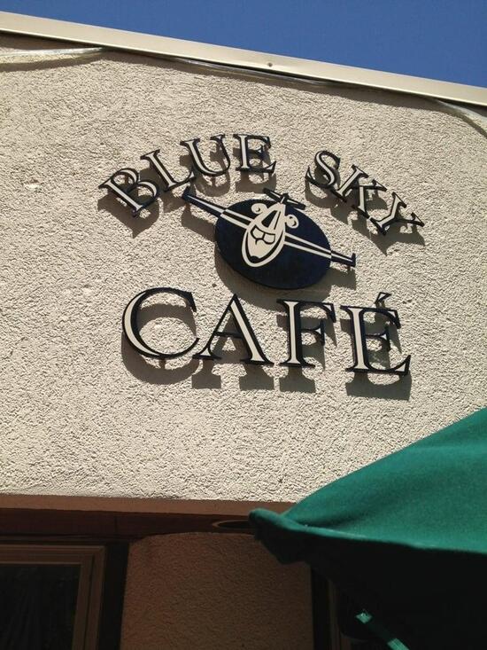 Menu at Blue Sky Cafe, Aspen, 119 Airport Business Table