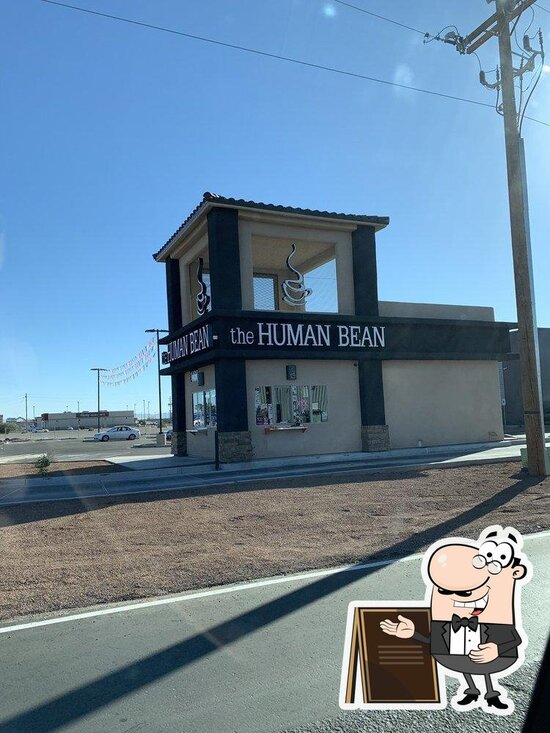 Menu at The Human Bean, Fort Mohave