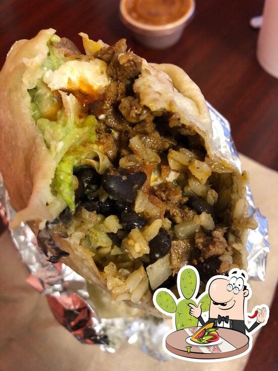 Menu at Burrito Zone fast food, D'Iberville