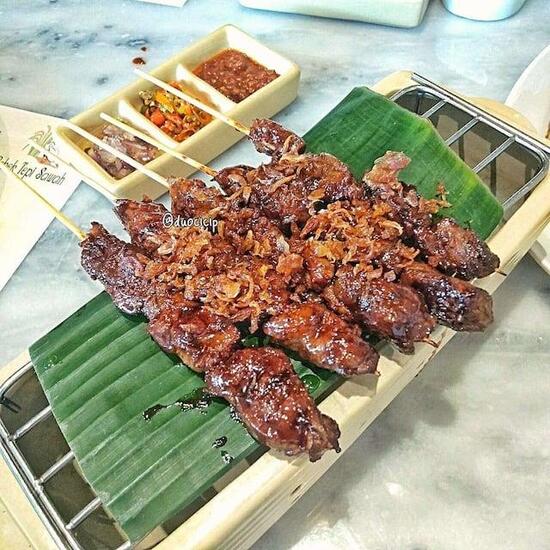 Menu at Bebek Tepi Sawah restaurant, Central Jakarta, 10