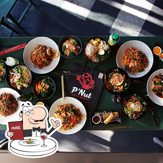Menu at P'Nut Street Noodles restaurant, Buddina, Shop T2