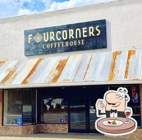 Menu at Four Corners Coffeehouse cafe, Jonesboro