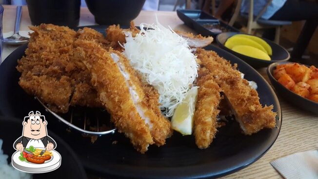 Menu at Maru Tonkatsu restaurant, Seoul, Yeoksam-ro 64-gil