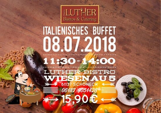 Speisekarte von Luther Bistro AZB restaurant Schöneck