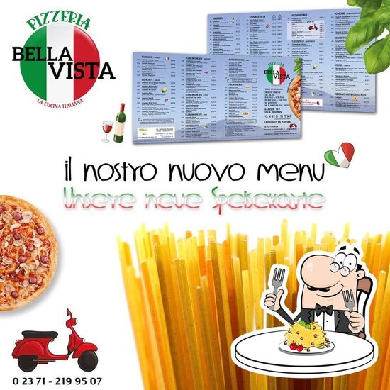 Speisekarte von Pizzeria Bella Vista Iserlohn Baarstraße 202