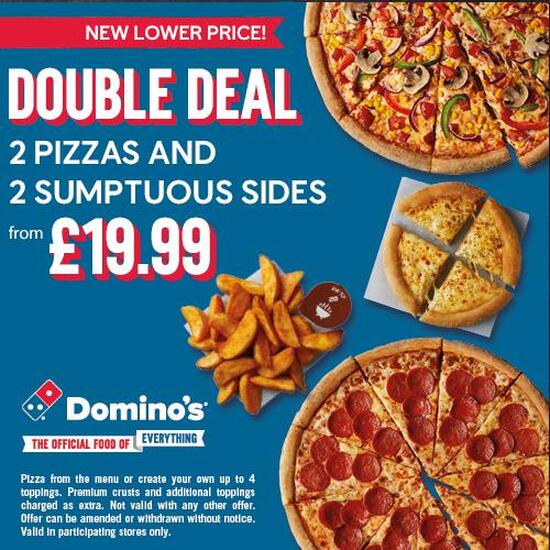 Menu at Domino's Pizza Mansfield Woodhouse pizzeria, Mansfield, 11