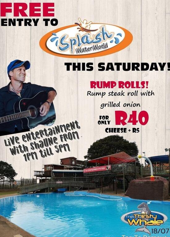 Speisekarte von The Thirsty Whale & Splash Water World restaurant