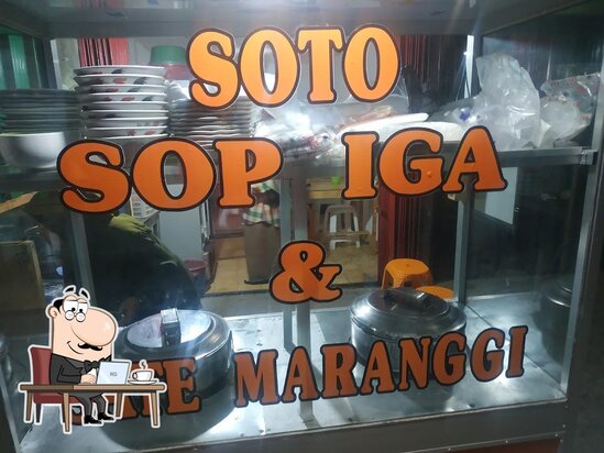 Menu At Warung Soto Dan Sop Iga Enak Cafe Anyar