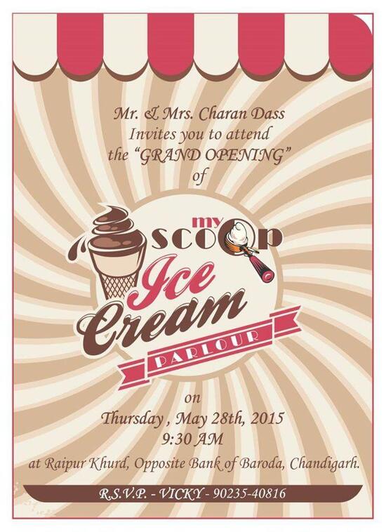 Menu at My Scoop _ Ice Cream Parlour, Chandigarh