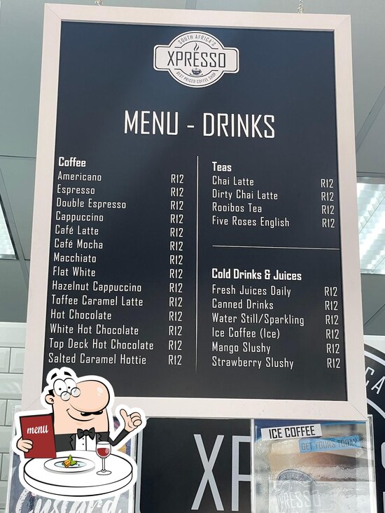 Speisekarte von Xpresso Cafe, Durban